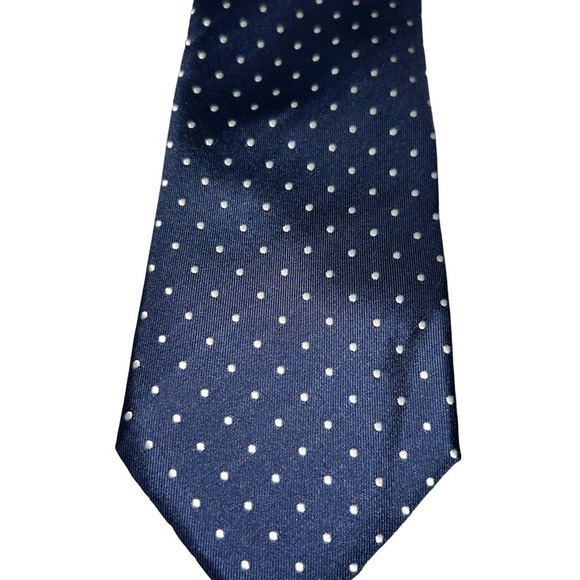 Royal Class Selection Necktie blue and white polka dot - Picture 3 of 6
